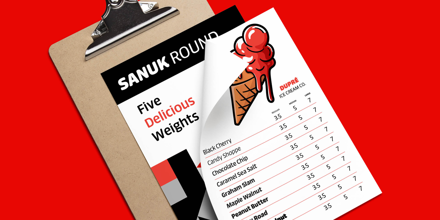 Пример шрифта FF Sanuk Round #2